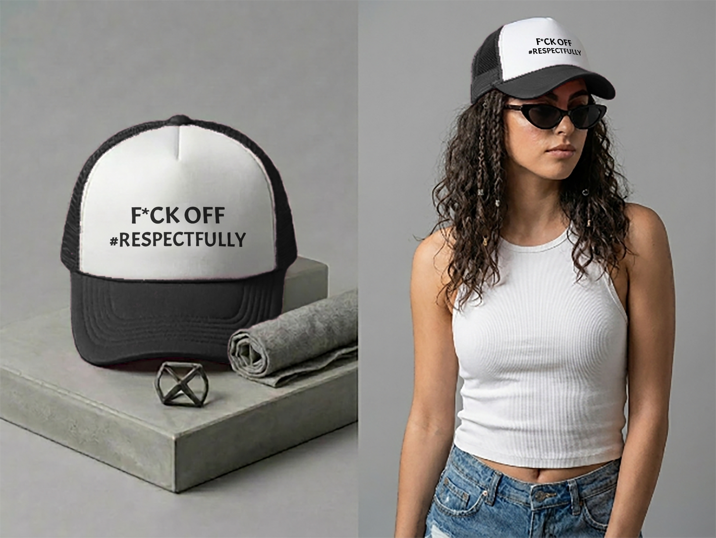 F*ck Off Mesh-back Trucker Hat