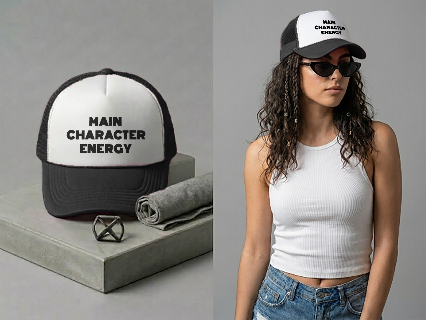 Main Character Mesh-back Trucker Hat