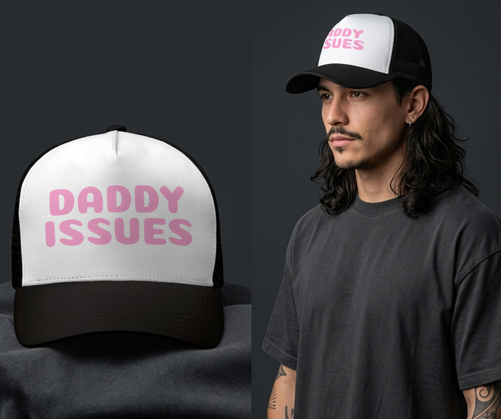 Daddy Issues Mesh-back Trucker Hat