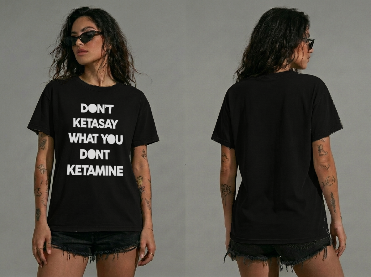 Don't Keta say Unisex Black T-shirt
