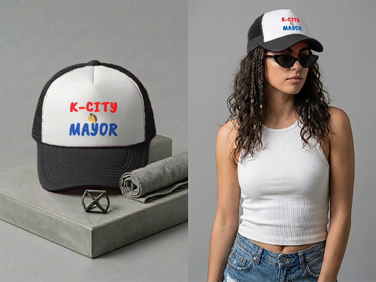 K City Mayor Mesh-back Trucker Hat