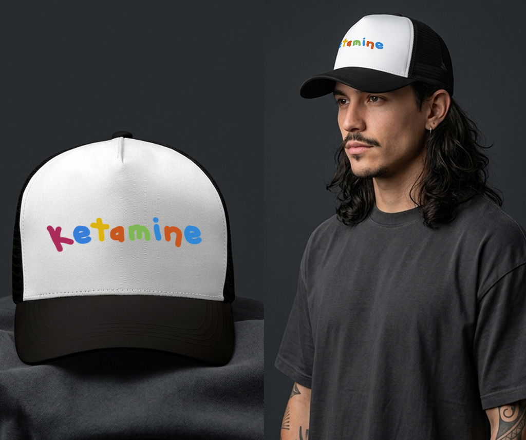 Ketamine Mesh-back Trucker Hat