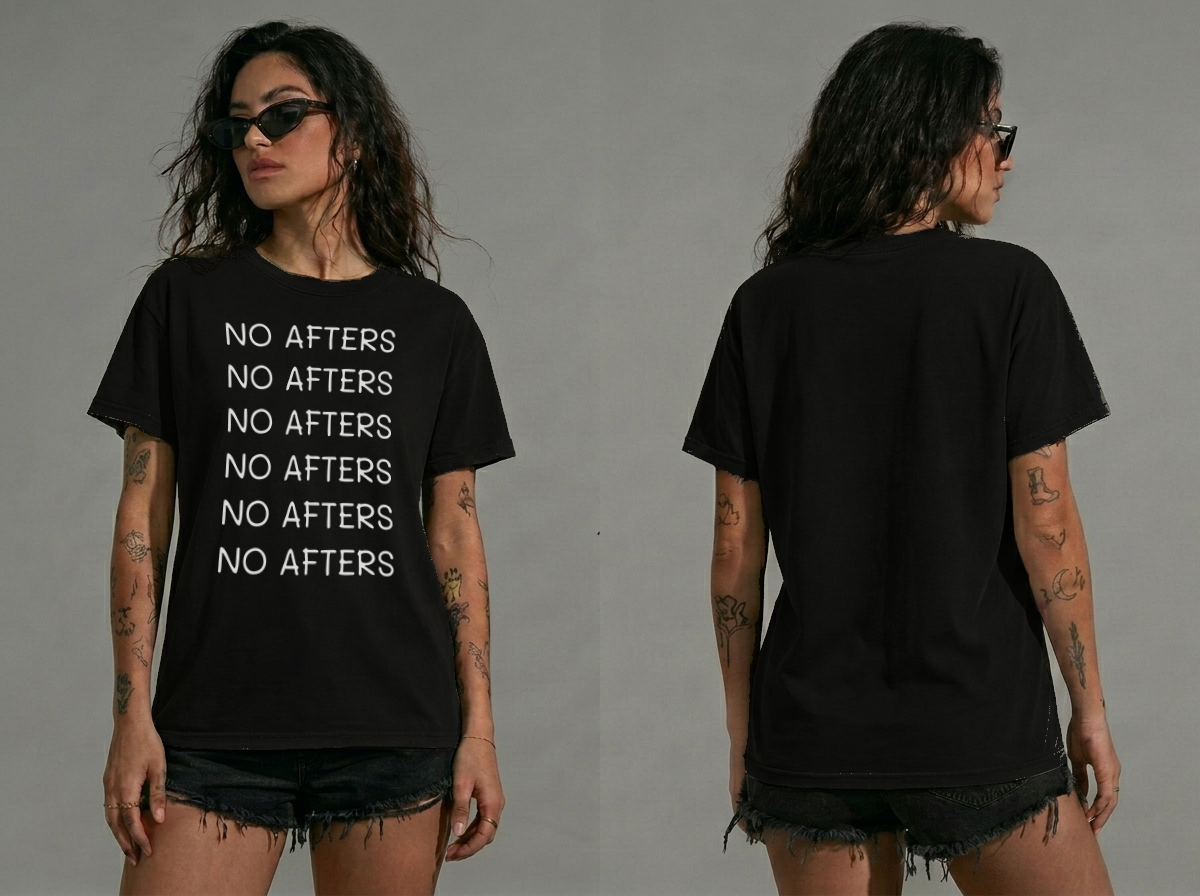 No Afters No Afters Unisex Black T-shirt