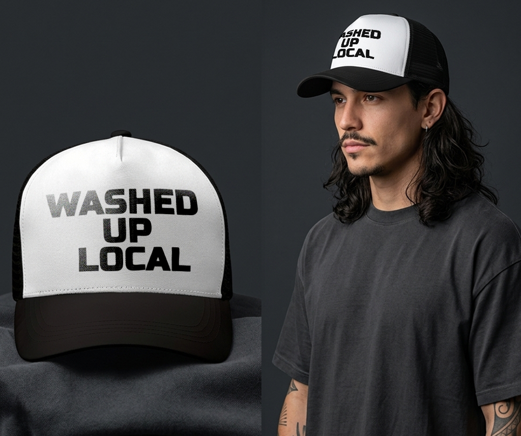 Washed Up Local Mesh-back Trucker Hat
