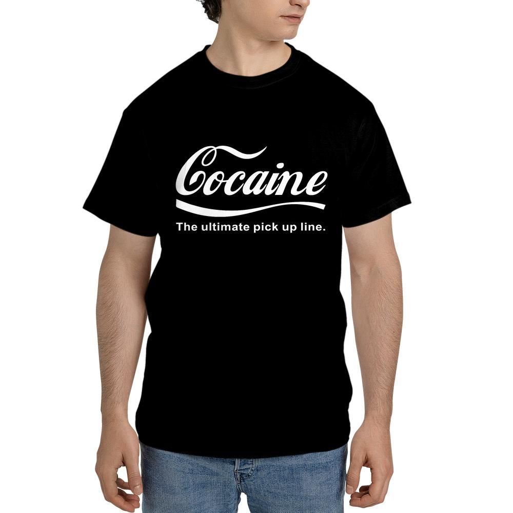 Ultimate Pick Up Line Unisex Black T-shirt