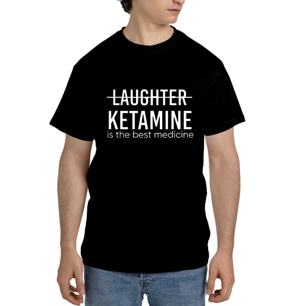Ketamine Best Medicine Unisex Black T-shirt