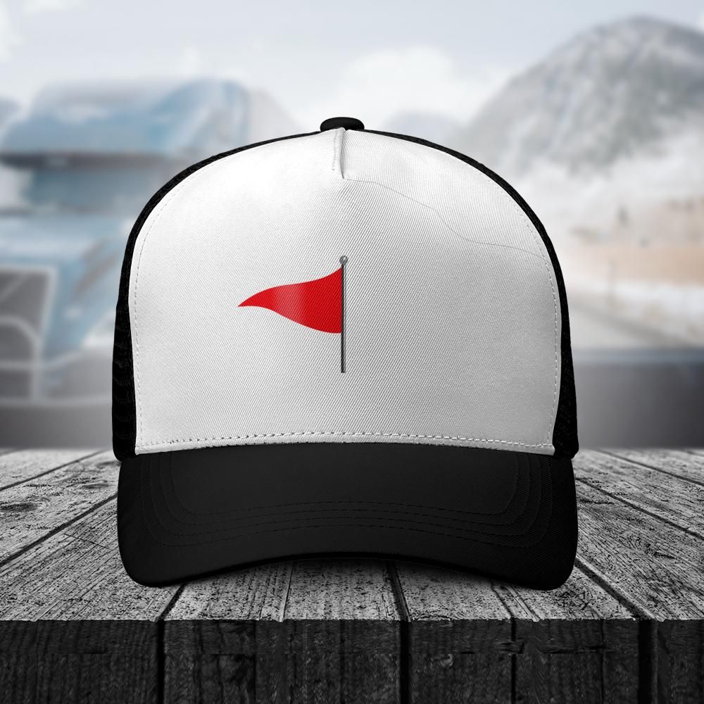 Red Flag Mesh-back Trucker Hat