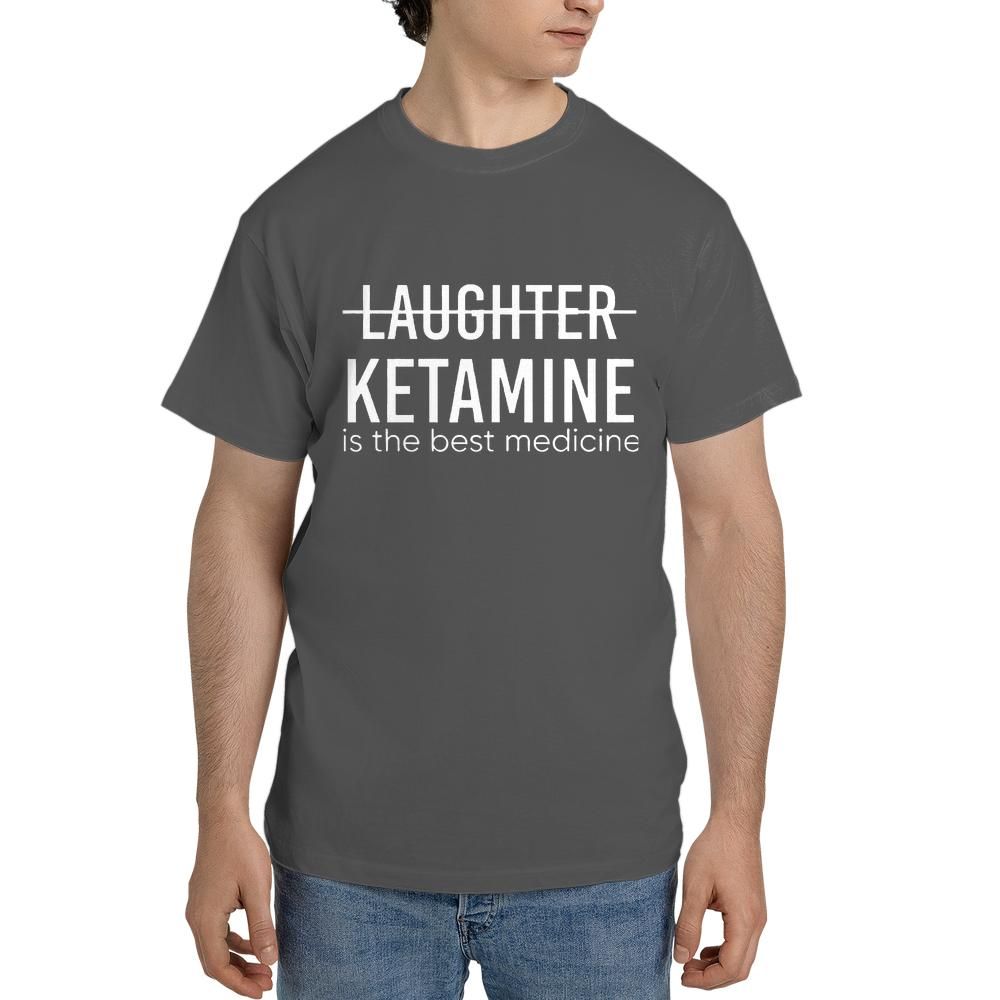 Ketamine Best Medicine Unisex Black T-shirt